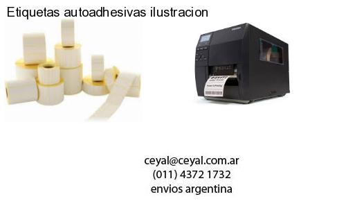 Etiquetas autoadhesivas ilustracion