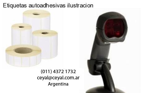 Etiquetas autoadhesivas ilustracion