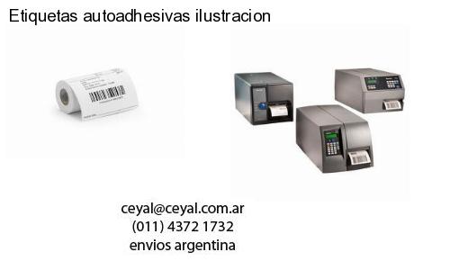 Etiquetas autoadhesivas ilustracion