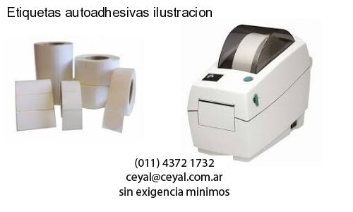 Etiquetas autoadhesivas ilustracion