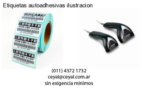 Etiquetas autoadhesivas ilustracion