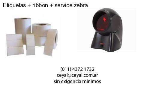 Etiquetas   ribbon   service zebra