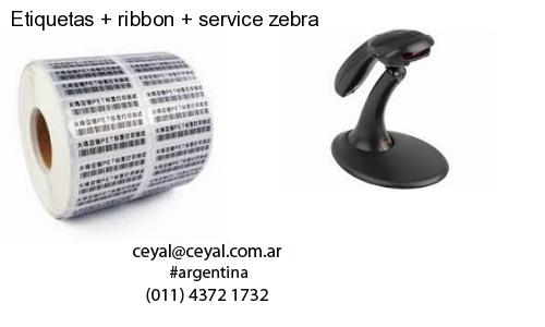 Etiquetas   ribbon   service zebra