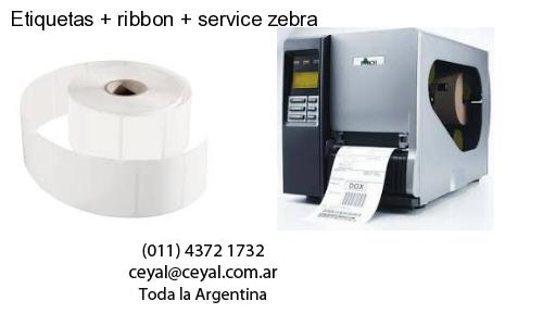 Etiquetas   ribbon   service zebra
