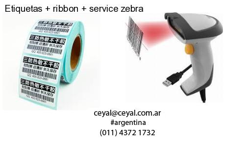 Etiquetas   ribbon   service zebra