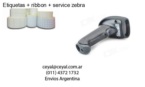 Etiquetas   ribbon   service zebra