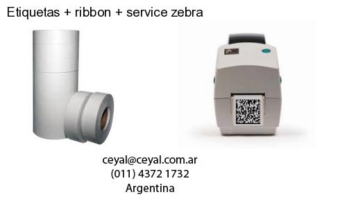 Etiquetas   ribbon   service zebra