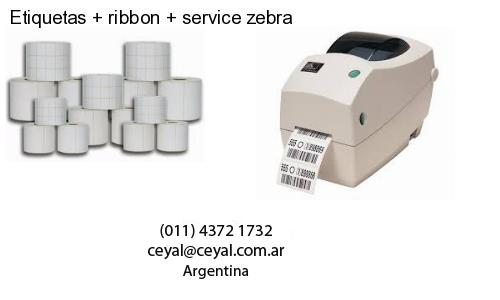 Etiquetas   ribbon   service zebra