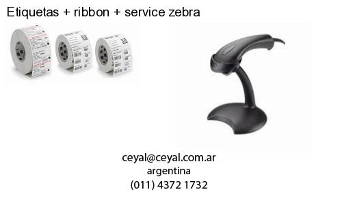 Etiquetas   ribbon   service zebra