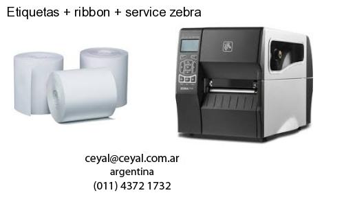 Etiquetas   ribbon   service zebra