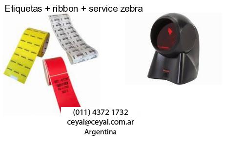 Etiquetas   ribbon   service zebra