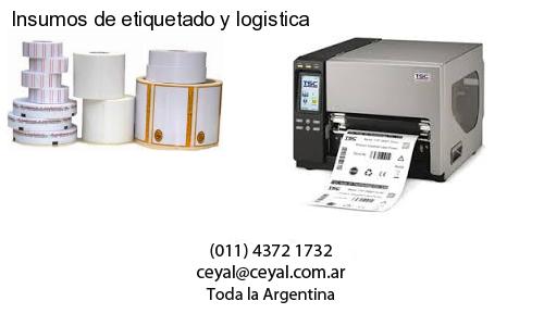 Insumos de etiquetado y logistica
