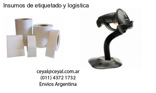 Insumos de etiquetado y logistica