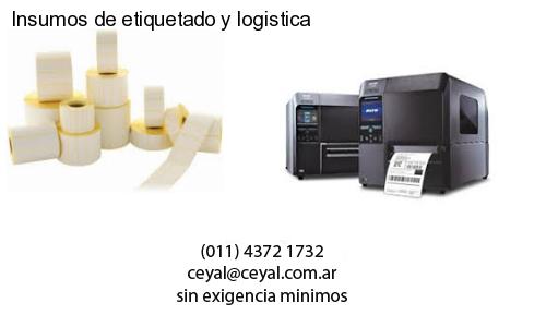 Insumos de etiquetado y logistica