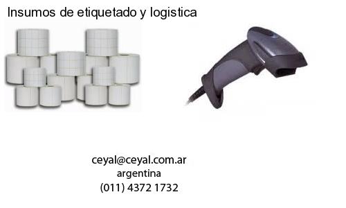 Insumos de etiquetado y logistica