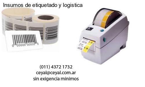 Insumos de etiquetado y logistica