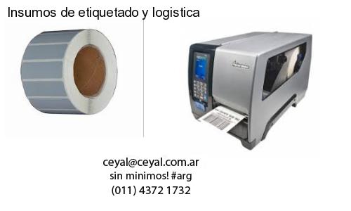 Insumos de etiquetado y logistica