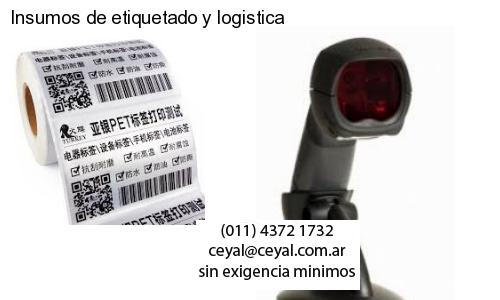 Insumos de etiquetado y logistica