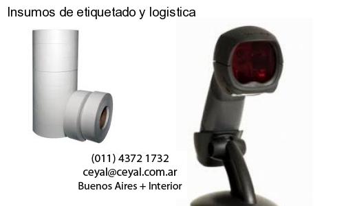 Insumos de etiquetado y logistica