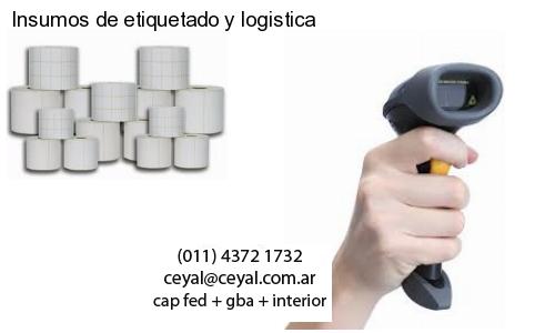 Insumos de etiquetado y logistica