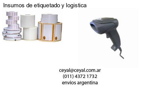 Insumos de etiquetado y logistica
