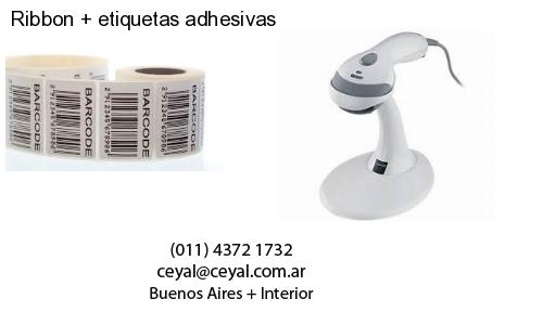 Ribbon etiquetas adhesivas
