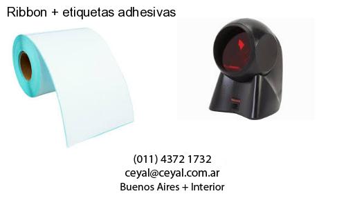 Ribbon etiquetas adhesivas