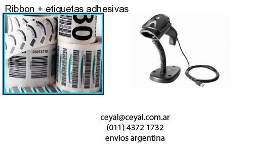 Ribbon etiquetas adhesivas