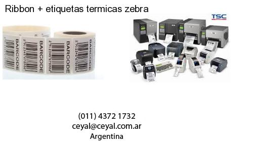 Ribbon etiquetas termicas zebra
