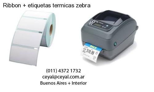 Ribbon etiquetas termicas zebra