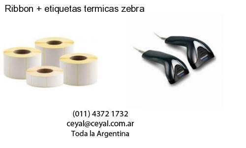 Ribbon etiquetas termicas zebra