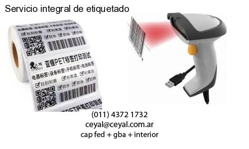 Servicio integral de etiquetado