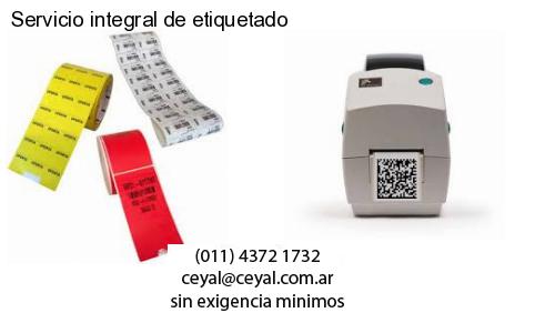 Servicio integral de etiquetado
