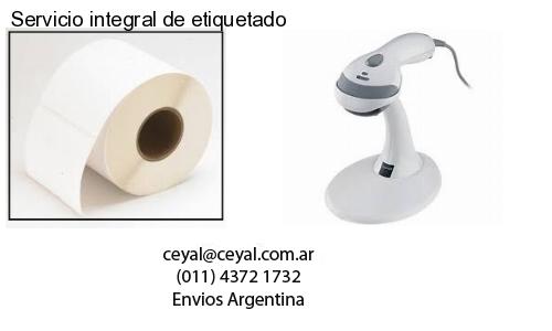 Servicio integral de etiquetado