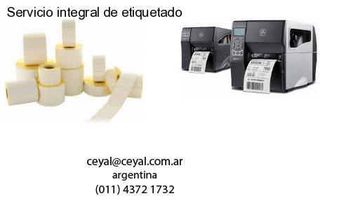 Servicio integral de etiquetado