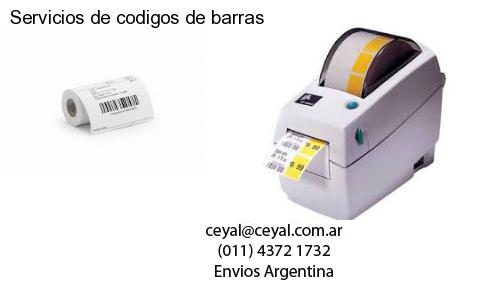 Servicios de codigos de barras