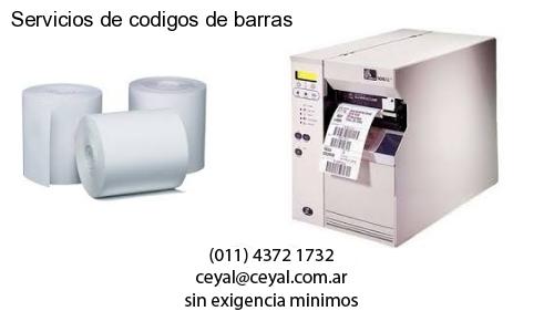 Servicios de codigos de barras