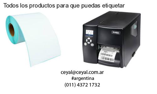 Todos los productos para que puedas etiquetar