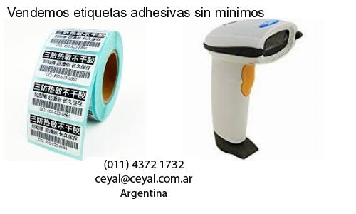 Vendemos etiquetas adhesivas sin minimos