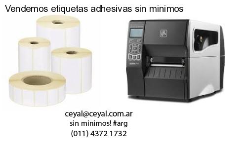 Vendemos etiquetas adhesivas sin minimos