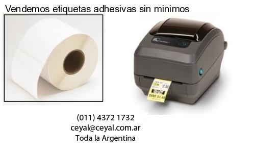 Vendemos etiquetas adhesivas sin minimos