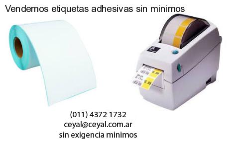 Vendemos etiquetas adhesivas sin minimos