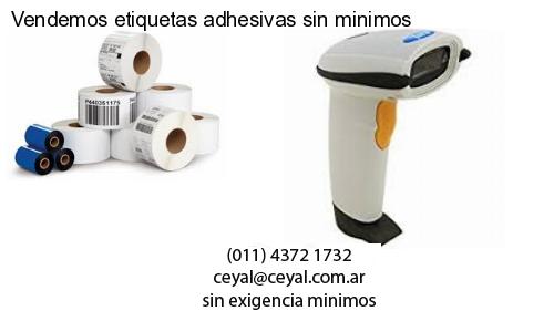 Vendemos etiquetas adhesivas sin minimos
