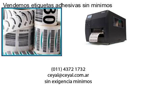 Vendemos etiquetas adhesivas sin minimos