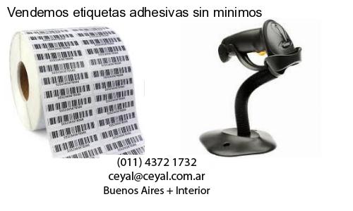 Vendemos etiquetas adhesivas sin minimos