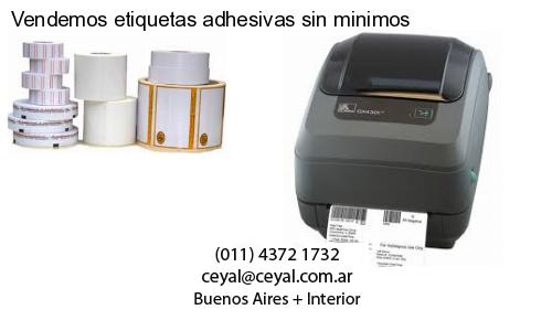 Vendemos etiquetas adhesivas sin minimos