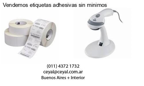 Vendemos etiquetas adhesivas sin minimos
