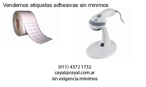 Vendemos etiquetas adhesivas sin minimos