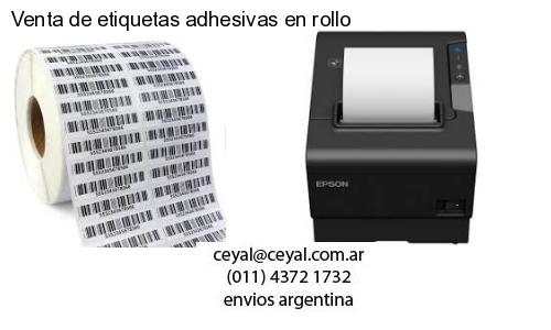 Venta de etiquetas adhesivas en rollo