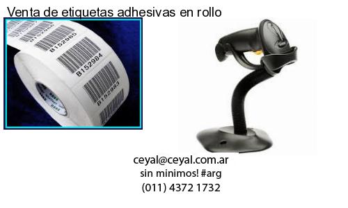 Venta de etiquetas adhesivas en rollo